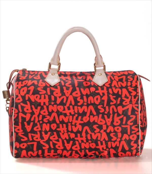 7A Replica Louis Vuitton Monagram Canvas Graffiti Speedy 35 M93705